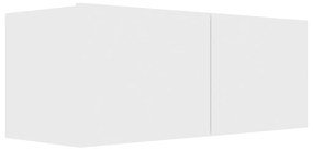 Έπιπλο Τηλεόρασης Λευκό 80 x 30 x 30 εκ. από Μοριοσανίδα - Λευκό