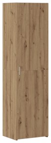 vidaXL Highboard από δρυ 50x42.5x185 εκ. Σχεδιασμένο ξύλο