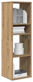 VidaXL Βιβλιοθήκη Artisan Δρυς 34x31x112 εκ. Επεξεργασμένο Ξύλο