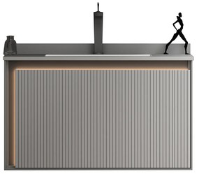Σετ Πάγκου GREYS 80cm PLYWOOD χρ.LIGHT GREY S3BGRE080LGR