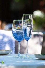 Champagne Glass Set (4 Pieces) Larc 220 - Blue Blue