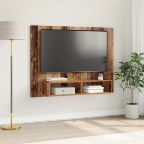 vidaXL Τηλεοπτική Κάβα Τοίχου Παλαιό ξύλο 120 x 23.5 x 90 εκ.