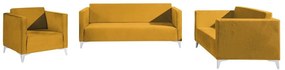 Ταπετσαρισμένο σετ επίπλων Providence K105, 143 kg, Ταπισερί, Πόδια: Πλαστική ύλη | Epipla1.gr