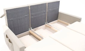 Διθέσιος Καναπές Κρεβάτι Γκρι SAROS 110x155x72