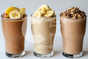 Intra Συλλεκτικό Ξύλινο Παζλ Plywood  4mm - Νόστιμα Smoothies Σε Ξύλινο Κουτί - Διαστάσεις: 10x10 cm – 25 κομμάτια