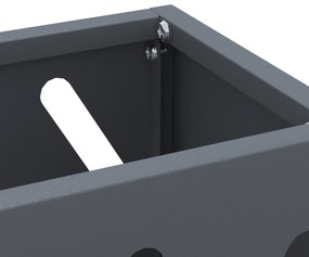 vidaXL Σταντ Ομπρέλας - Ανθρακί - 28x12x41 εκ. - Φτιαγμένο από Χάλυβα