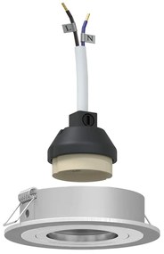 vidaXL Spotlights με προβολείς Ασημί 9 x 9 x cm Αλουμίνιο