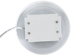 GloboStar® REVANO 61013 LED Πλαφονιέρα Οροφής Στρόγγυλη Φ12 12W 1080lm 180° AC 220-240V Αδιάβροχη IP54 Φ12 x Υ4.5cm Θερμό Λευκό 2700K - 2 Χρόνια Εγγύηση