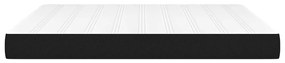 vidaXL Στρώμα με Pocket Springs Μαύρο 160x200x20 εκ. Υφασμάτινο
