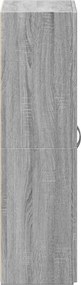 vidaXL Αρχειοθήκη Γκρι Sonoma 60x32x115 εκ. από Επεξεργασμένο Ξύλο