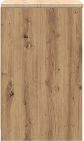 vidaXL ντουλάπι αποθήκευσης γκαράζ 40x51x85 εκ μασίφ ξύλο πεύκο