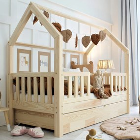 Bianco Plus Duo 180x90εκ. με δεύτερο συρόμενο κρεβάτι Montessori (γρήγορη παράδοση)