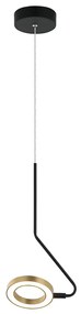 Φωτιστικό Οροφής Μονόφωτο LED Dimmable Zambelis 22045 Black/Gold