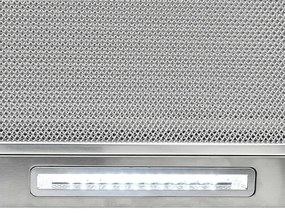 vidaXL Απορροφητήρας Συρόμενος Λεπτός 480μ³/ώρα Αλουμίνιο/Ανοξ. Ατσάλι