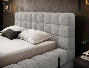 Επενδυμένο κρεβάτι Cloud-Gkri Anoixto-160 x 200