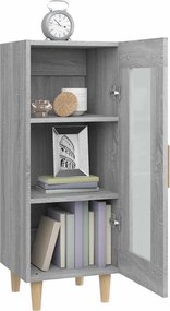 vidaXL Ντουλάπι Γκρι Sonoma 34,5x34x90 εκ. από Επεξεργασμένο Ξύλο