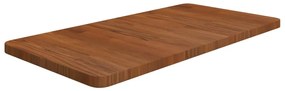 vidaXL Πάγκος Μπάνιου Σκ. Καφέ 80x40x2,5 εκ. Επεξ. Μασίφ Ξύλο