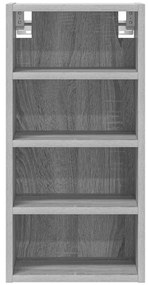 vidaXL κρεμαστό ντουλάπι Riga γκρι Sonoma 30x29,5x60 cm