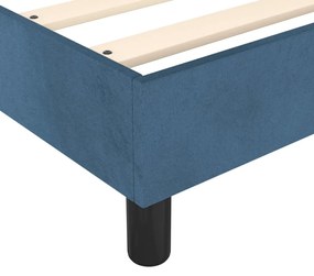 ΚΡΕΒΑΤΙ BOXSPRING ΜΕ ΣΤΡΩΜΑ ΣΚΟΥΡΟ ΜΠΛΕ 160X200 ΕΚ. ΒΕΛΟΥΔΙΝΟ 3144691