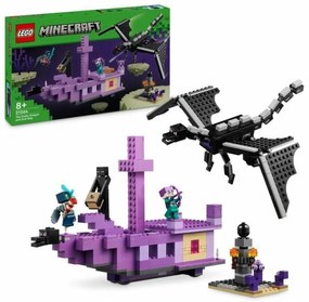 Παιχνίδι Kατασκευή Lego Ender Dragon &amp; Ship Πολύχρωμο