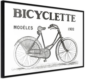 Αφίσα - Bicyclette - 90x60 - Μαύρο - Χωρίς πασπαρτού