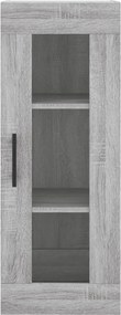 vidaXL Ντουλάπι Τοίχου Γκρι Sonoma 34,5 x 34 x 90 εκ.
