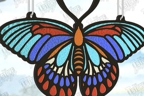 Σετ των 2 Intra απο ξύλο plywood 3mm-4mm πάχος Suncatcher πεταλούδας | CNC Δίασταση 30x20 cm INTRAFABR-123578673