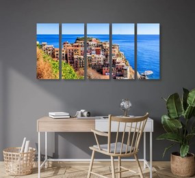 Εικόνα 5 μερών Manarola στην Ιταλία - 100x50