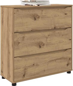 vidaXL Ντουλάπι αποθήκευσης Artisan Oak 80 x 31 x 81 εκ