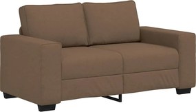 vidaXL Διθέσιος Καναπές Καφέ 160x77x82 εκ. Ύφασμα