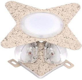 Φωτιστικό Τοίχου - Απλίκα Cina 90658 18,5x18,5x8,5cm Led 1100lm 10W 3000K Beige GloboStar