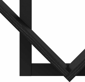 vidaXL Ράφι Τοίχου Μαύρη Δρυς 43 x 15 x 47 εκ Επεξεργασμένο Ξύλο