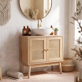 Έπιπλο νιπτήρα Home Deco Factory Bali - 60x30x70cm