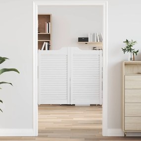 vidaXL Πόρτες Swing 90 x 50 cm Μασίφ Ξύλο Πεύκου Λευκό