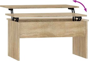 vidaXL Τραπεζάκι Σαλονιού Sonoma Δρυς 80x50,5x41,5 εκ. Επεξεργ. Ξύλο