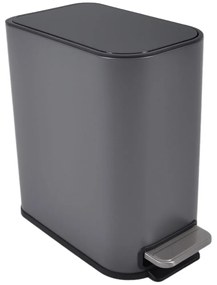 Καλάθι Μπάνιου Bello Soft Close Slim Γκρι Μέταλλο 5lt ANKOR