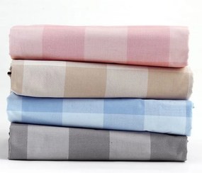 Σεντόνι Μονό 170X270 Basic Plaid - Pink 5205495395388