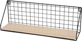 Ράφι επιτοίχιο Nextdeco minimal μαύρο 44,5x11,5xY15,5εκ.