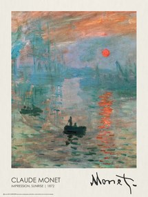 Αφίσα Impression, Sunrise (1872), Claude Monet