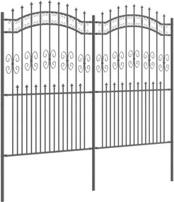 vidaXL Φράχτης Κήπου Kampen Γκρι 240 x 228 εκ