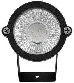 GloboStar 75585 Προβολάκι Κήπου Καρφωτό - Δαπέδου Bridgelux COB LED 10W 1000lm 35° DC 12V Αδιάβροχο IP67 Ultra Κόκκινο Dimmable