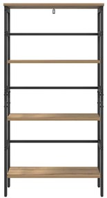 vidaXL Ράφι Βιβλίων Artisan Oak 60 x 29,5 x 115 εκ Επεξεργασμένο ξύλο