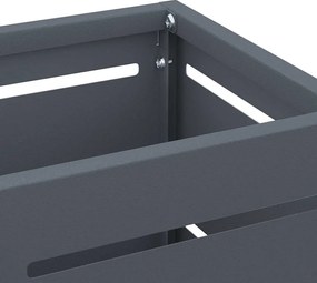 vidaXL Βάση ομπρέλας βροχής Ανθρακί 15,5 x 15,5 x 49 εκ Ατσάλι