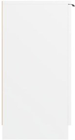 vidaXL Παπουτσοθήκη Λευκή 59 x 35 x 70 εκ. από Επεξεργασμένο Ξύλο