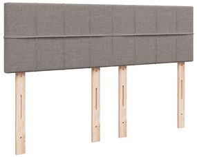 ΚΡΕΒΑΤΙ BOXSPRING ΜΕ ΣΤΡΩΜΑ TAUPE 140X190 ΕΚ. ΥΦΑΣΜΑΤΙΝΟ 3285887