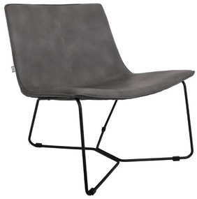 Πολυθρόνα Shadi Fylliana Γκρί Τεχνόδερμα 68x50x73 εκ. 68x50x73 εκ.