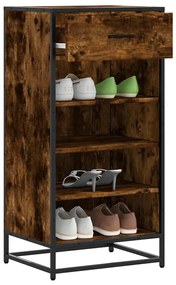 Παπουτσοθήκη Καπνιστή Δρυς 48x38x97,5 εκ. Επεξεργασμένο Ξύλο