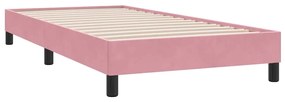 ΚΡΕΒΑΤΙ BOXSPRING ΜΕ ΣΤΡΩΜΑ ΡΟΖ 100X210 ΕΚ. ΒΕΛΟΥΔΙΝΟ 3316298