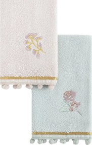Πετσέτες Χεριών (Σετ 2τμχ) Nima Floral 420gsm