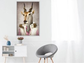 Αφίσα - Animal Alter Ego: Antelope - 40x60 - Χρυσό - Χωρίς πασπαρτού